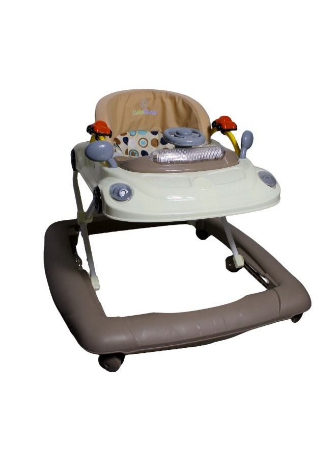 ممشى الطفل مع مقعد قابل للطي ناعم