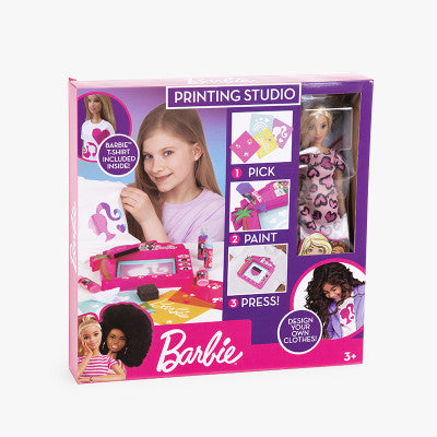 Sambro - Barbie Printing Studio & Barbie Dol