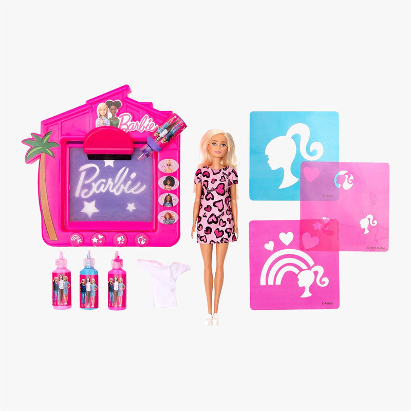 Sambro - Barbie Printing Studio & Barbie Dol