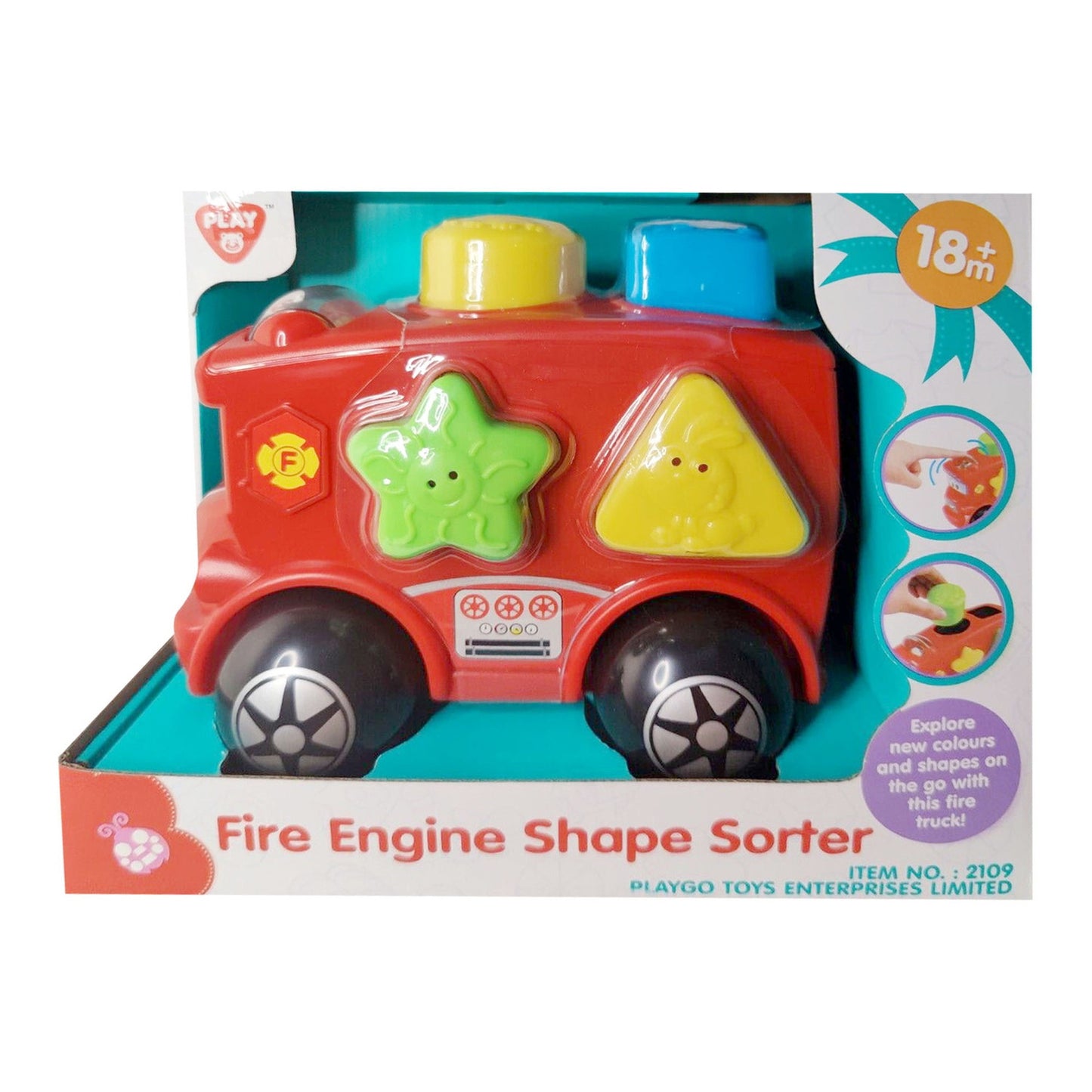 PlayGo Fire Engine Shape Sorter