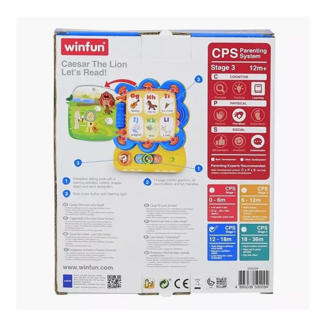 Caesar The Lion Let’s Read! - Superpanda