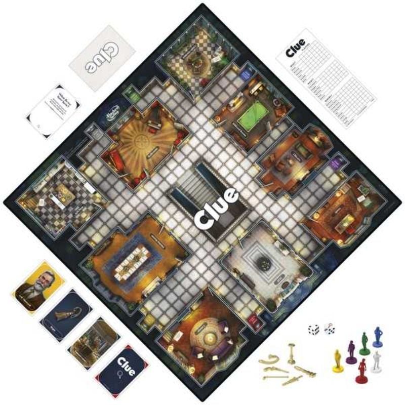 Hasbro Gaming Clue Cluedo Classic Refresh Board game