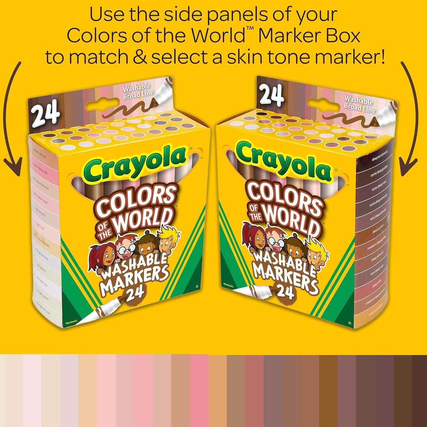 Crayola Colors of The World Markers - Superpanda