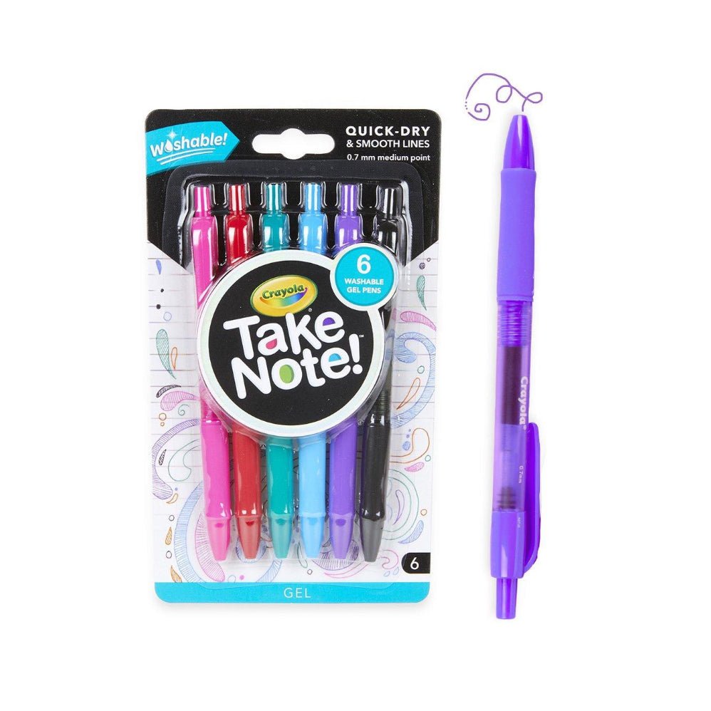Crayola Take Note! Washable Gel Pens - Superpanda