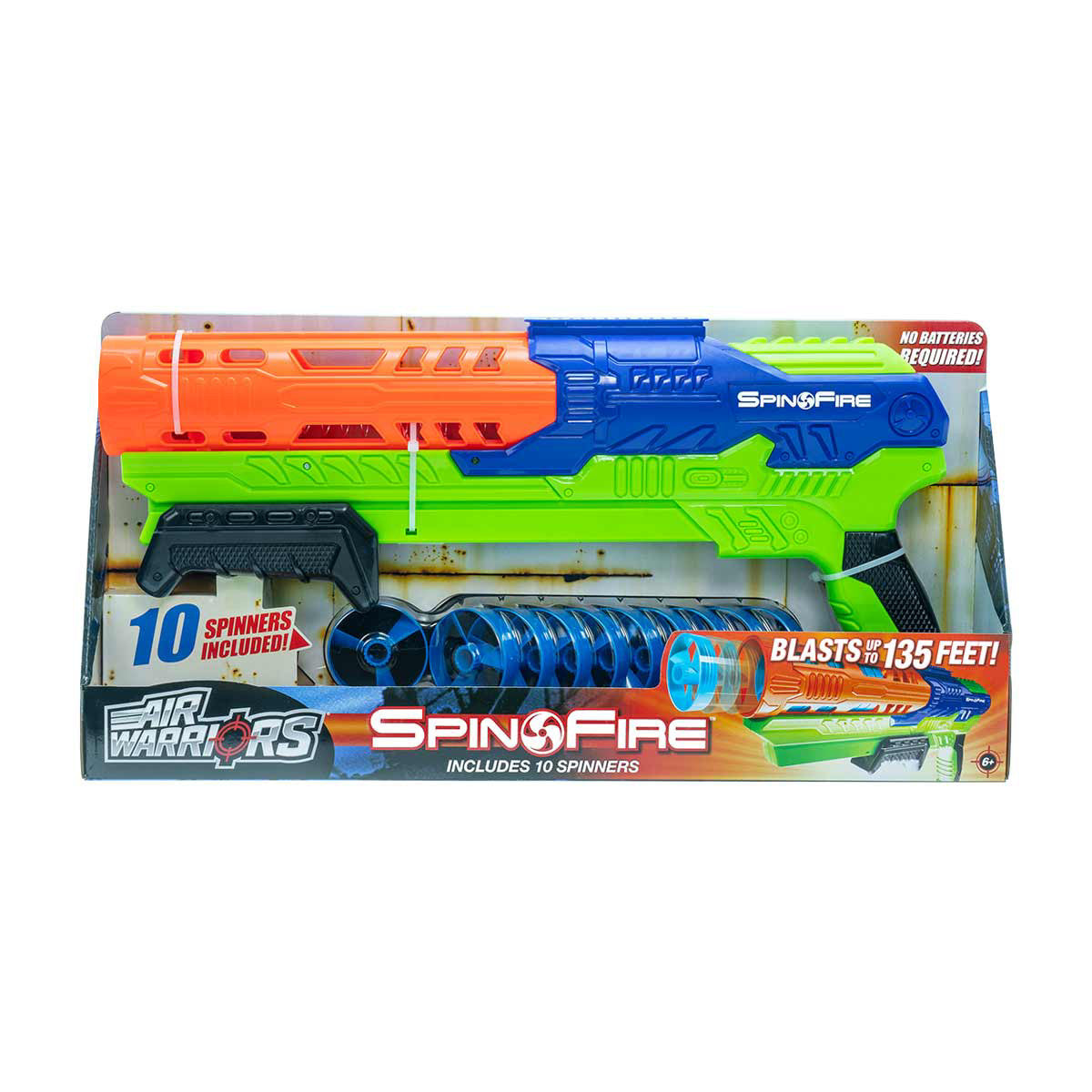 Buzz Bee Toys Air Warriors Spin fire Blaster