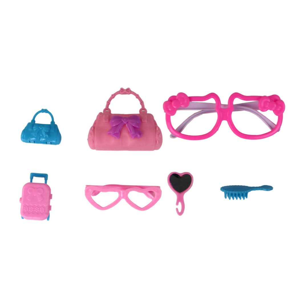 Doll Set With Baby Scooters Set Accessories - Superpanda