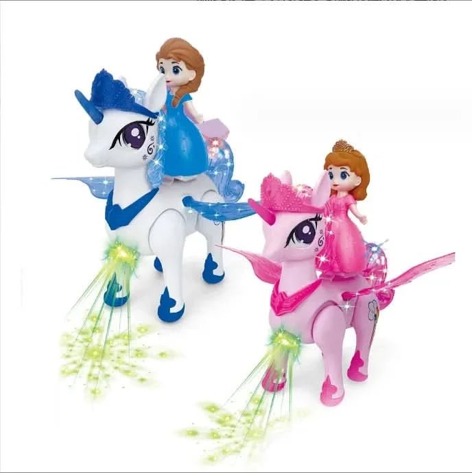 Electric Princess Flying Carriage Toy with Light Music - Superpanda