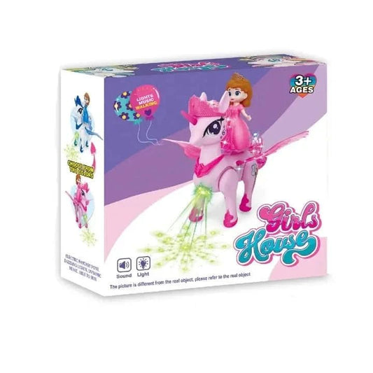 Electric Princess Flying Carriage Toy with Light Music - Superpanda