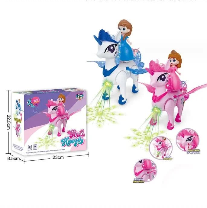 Electric Princess Flying Carriage Toy with Light Music - Superpanda