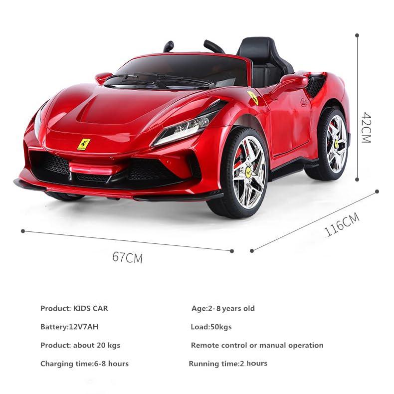 Resembling Ferrari F8 12V Battery Operated Ride-On Car