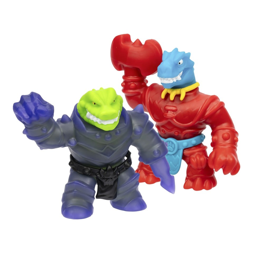 Heroes of Goo Jit Zu S12 Smash Strikers Hero Pack Tyro vs Rockjaw