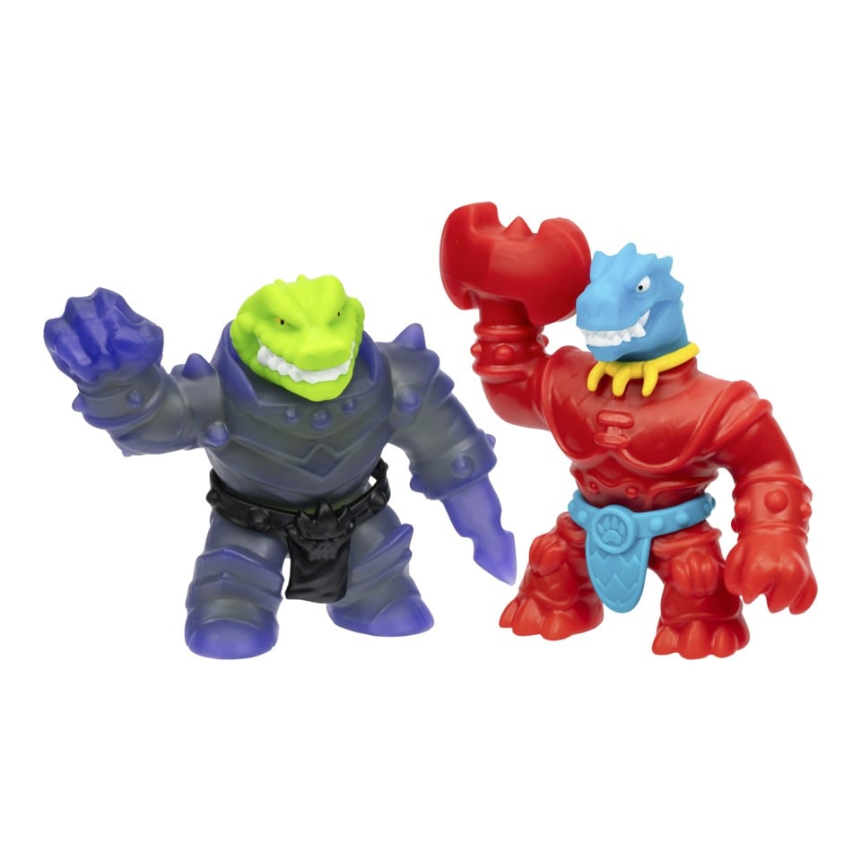 Heroes of Goo Jit Zu S12 Smash Strikers Hero Pack Tyro vs Rockjaw