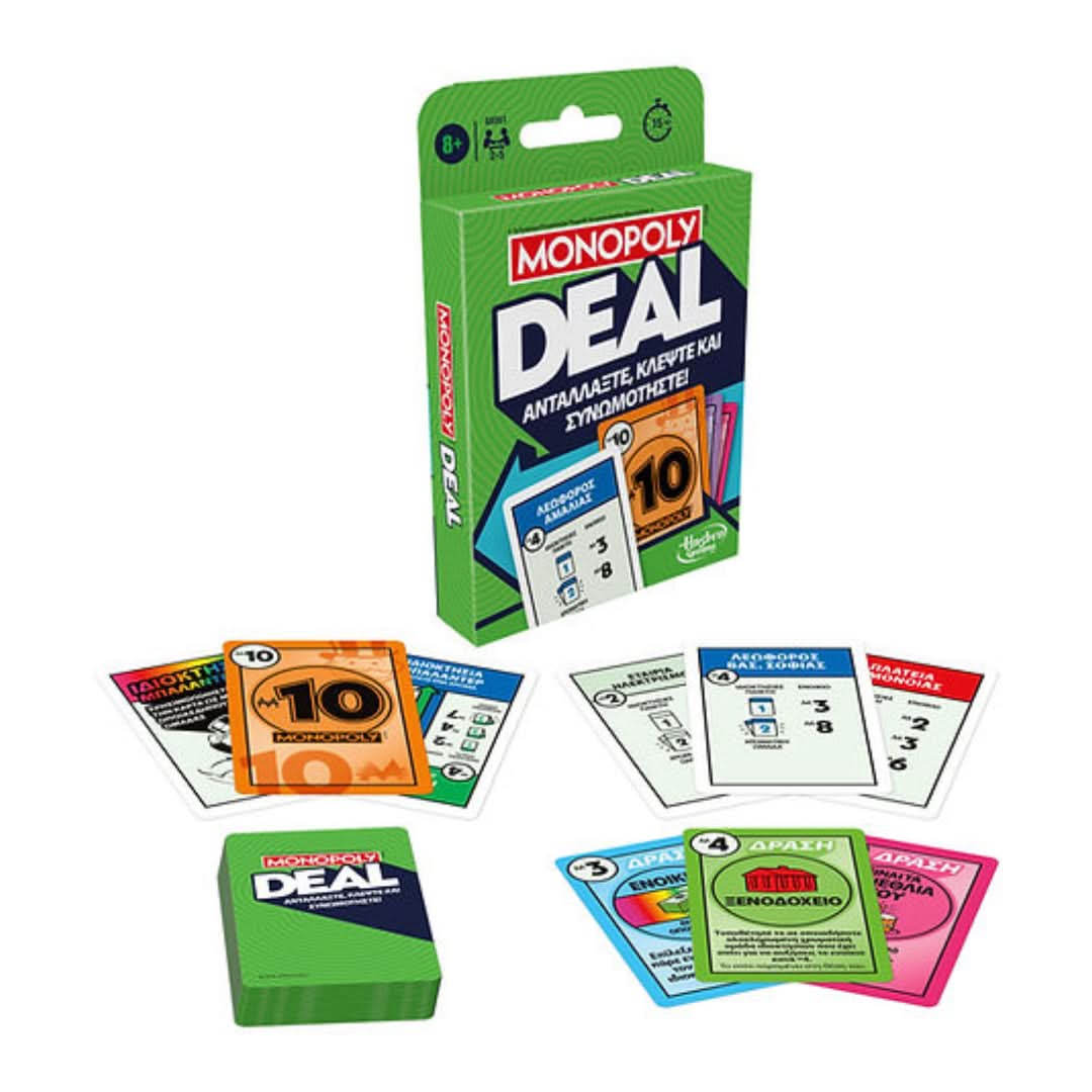 Hasbro Monopoly Deal Refresh Card Game - Superpanda