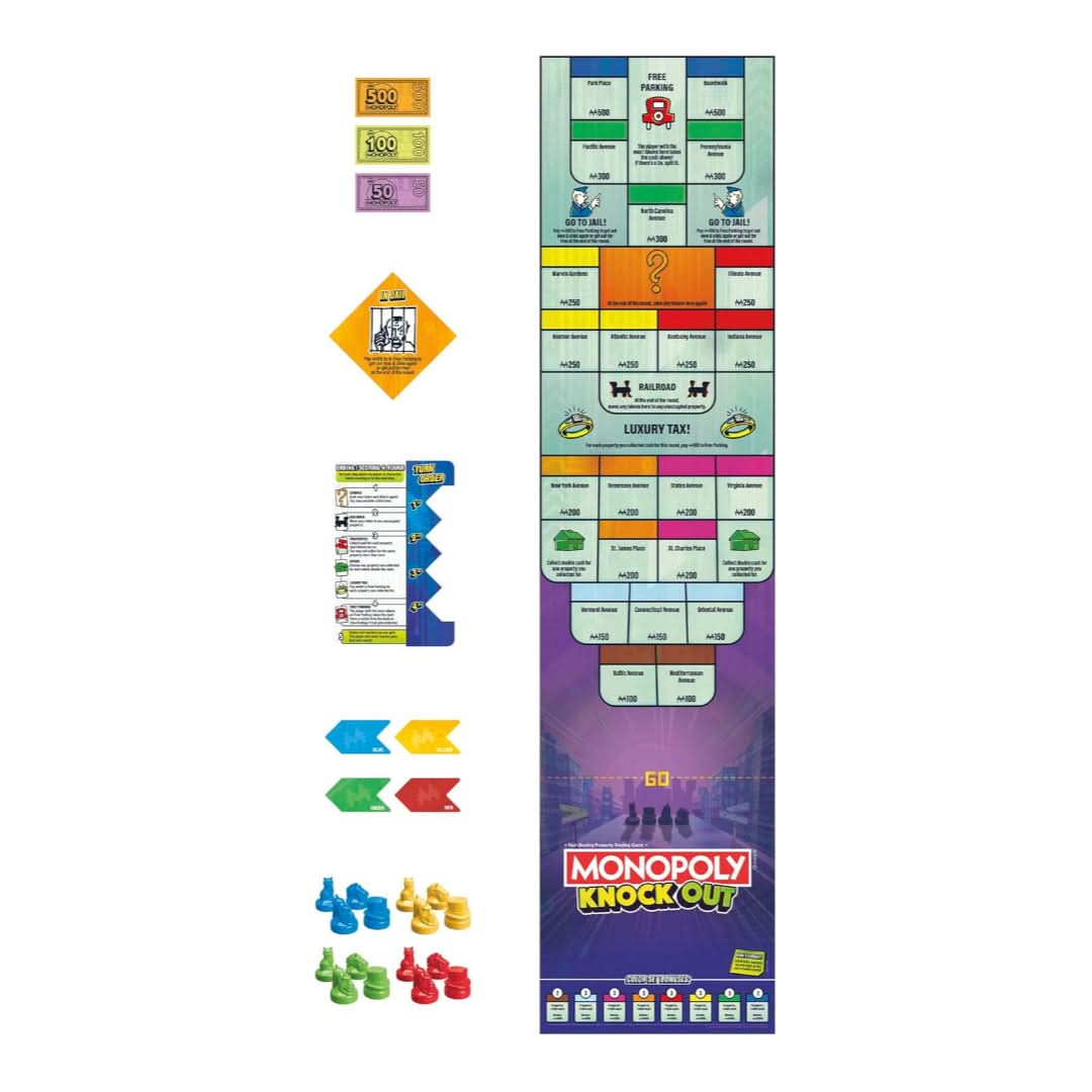 Hasbro Monopoly Knockout - Superpanda