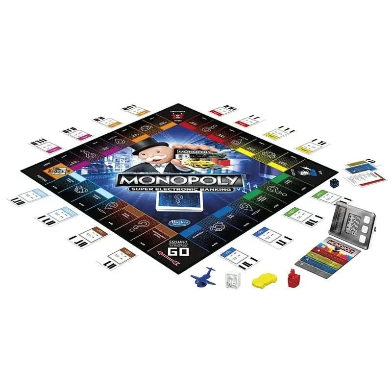 HASBRO Monopoly Super Electronic Banking Board Game - Superpanda
