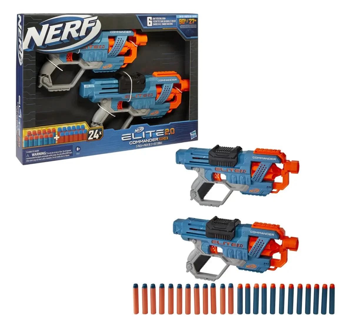 HASBRO Nerf Elite 2.0 Commander 2 Pack - Superpanda
