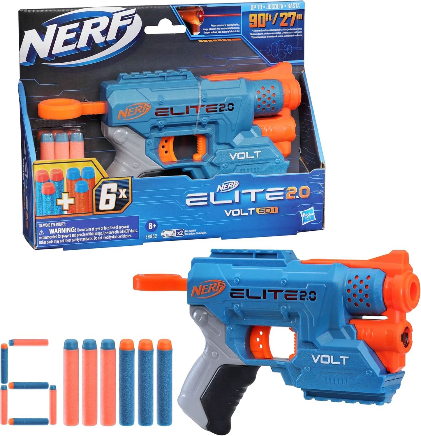 HASBRO Nerf Elite 2.0 Volt SD - 1 Blaster - Superpanda