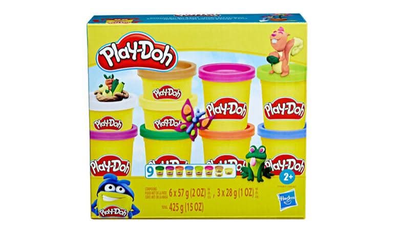 HASBRO Play Doh Colorful Compound 9 Pack - Superpanda