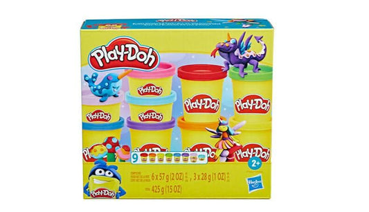 HASBRO Play Doh Colorful Compound 9 Pack - Superpanda