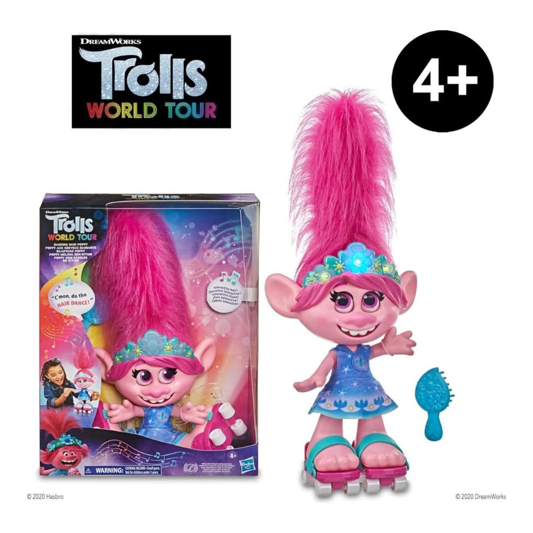 HASBRO Trolls World Tour Dancing Hair Doll - Superpanda