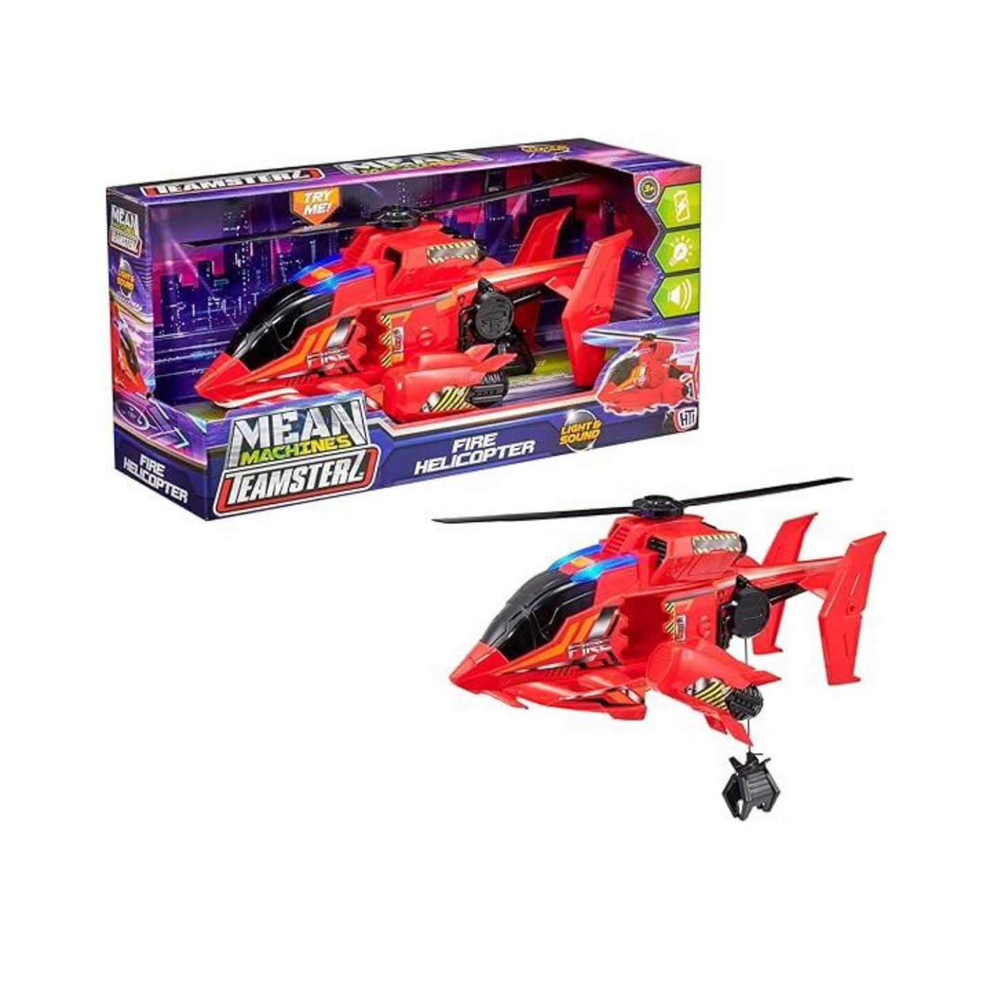 Teamsterz Mean Machines Fire Helicopter (L&S)