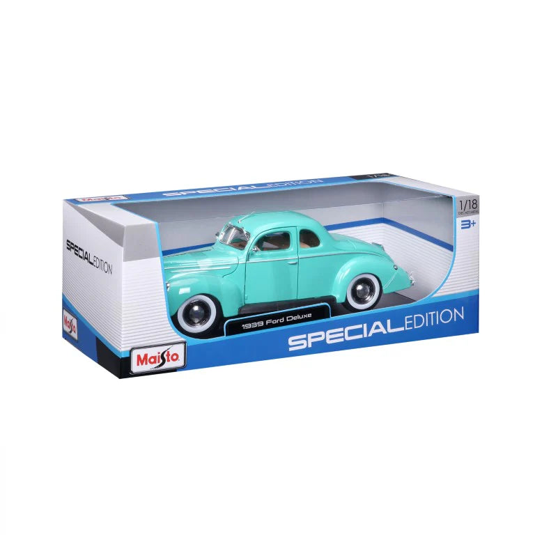 Maisto 1:18 Diecast Ford Deluxe Coupe 1939 Green
