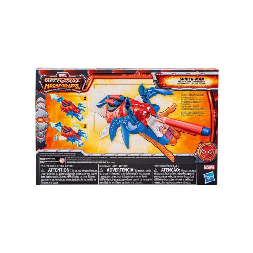 Marvel Mech Strike Spider Man Arachno Claw Blaster - Superpanda