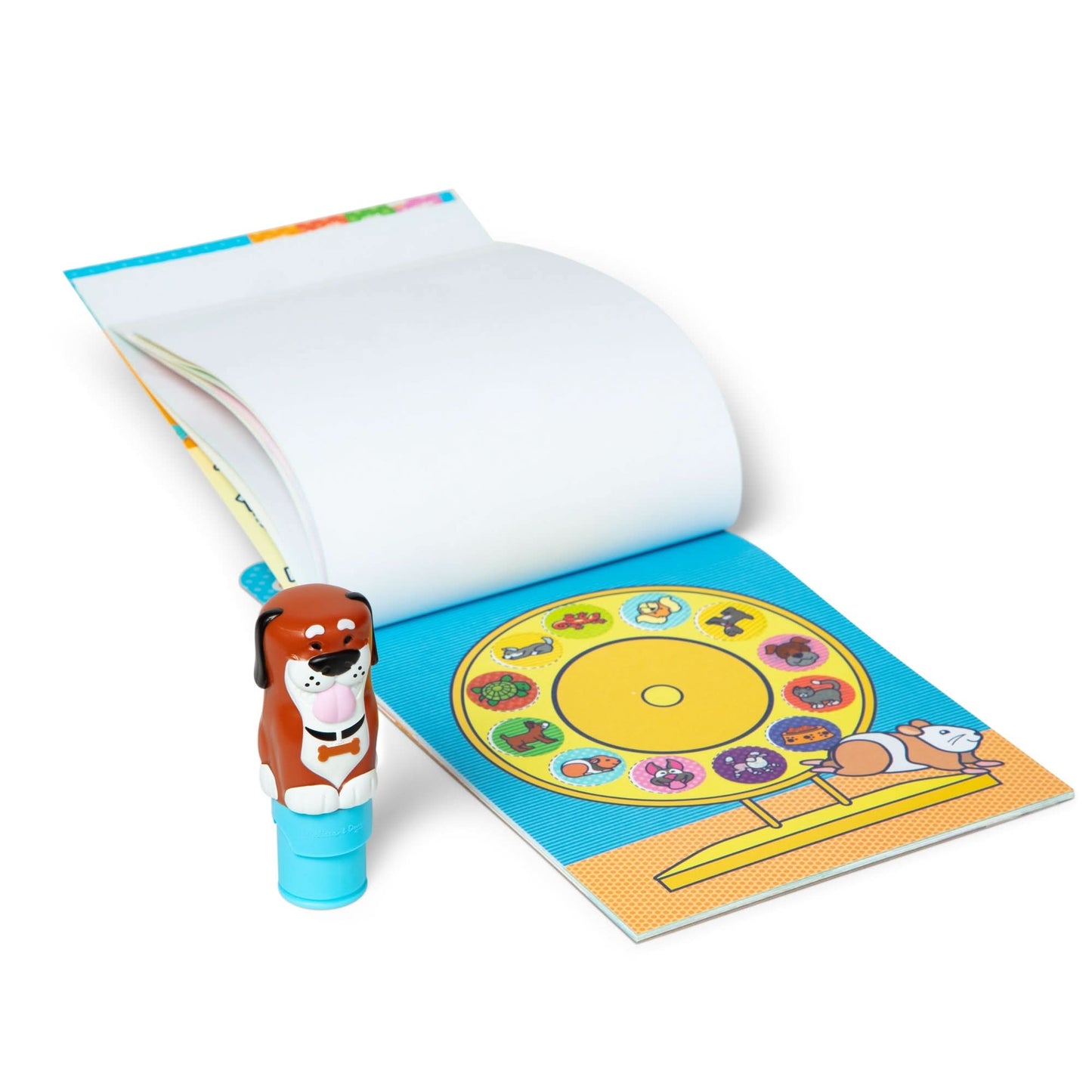 Melissa & Doug Sticker WOW! Dog Bundle: Activity Pad & Sticker Stamper - Superpanda