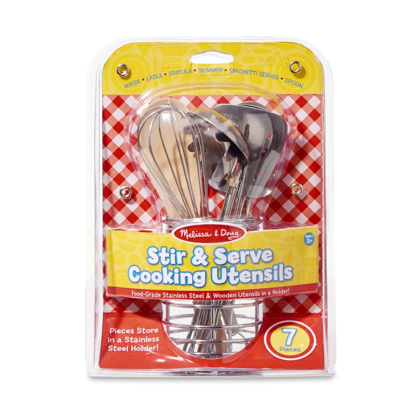 Melissa & Doug Stir and Serve Cooking Utensils (7 pcs) - Superpanda