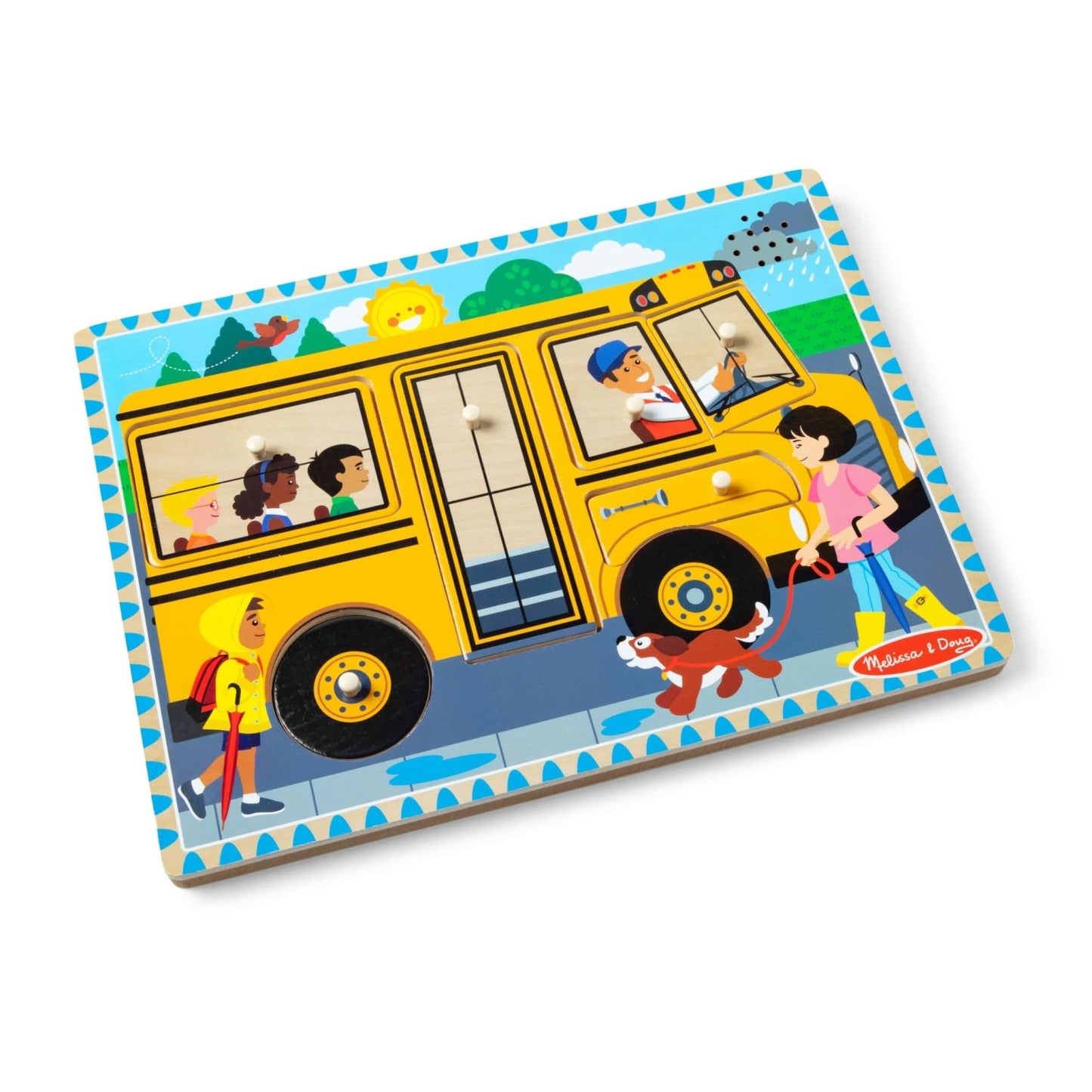 Melissa & Doug The Wheels On The Bus Sound Puzzle - Superpanda