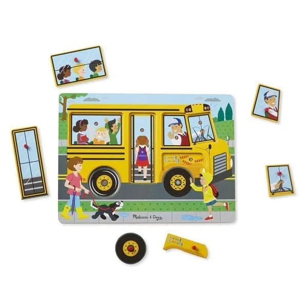 Melissa & Doug The Wheels On The Bus Sound Puzzle - Superpanda