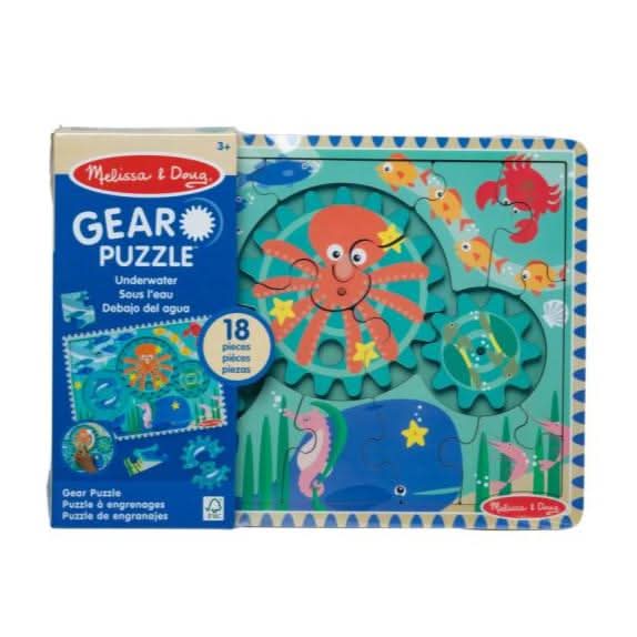 Melissa & Doug Wooden Underwater Gear Puzzle - Superpanda