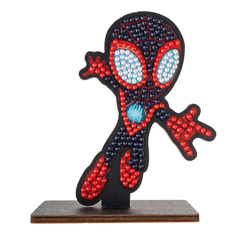 Miles Morales Crystal Art Buddy