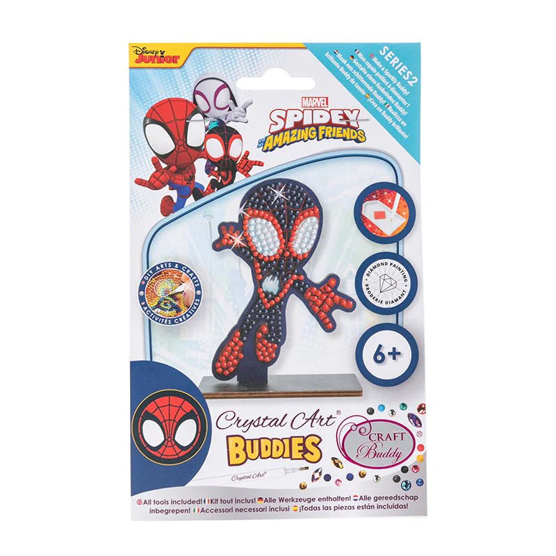 Miles Morales Crystal Art Buddy