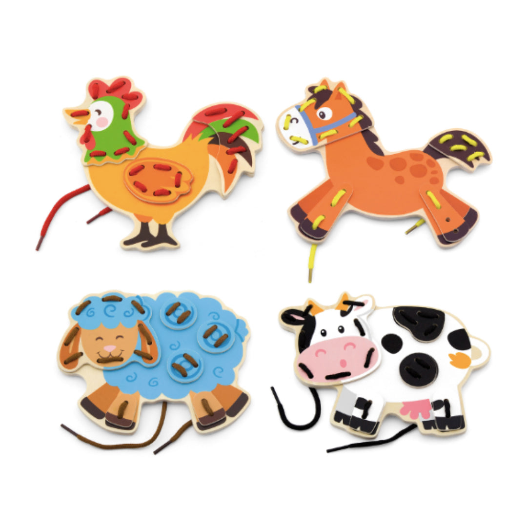 Lacing Farm Animals