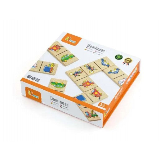 Viga Wooden Dominoes - Vehicles