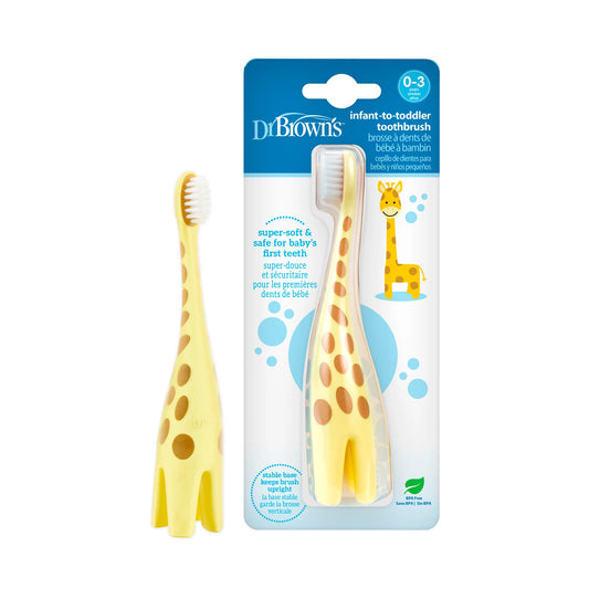 Dr. Brown's Infant-to-Toddler Toothbrush Giraffe
