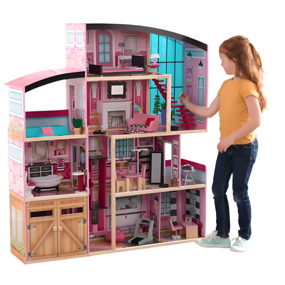 بيت الدمية الخشبي