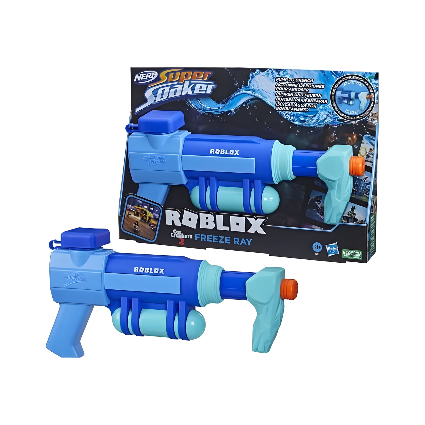 Nerf Roblox Car Crushers 2: Freeze Ray Water Blaster