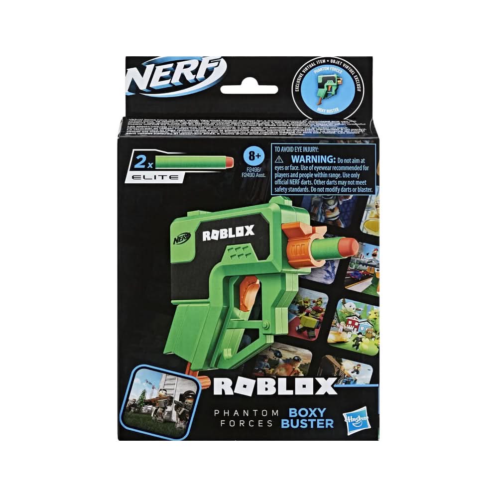 Nerf Roblox Phantom Forces Boxy Dart Blaster - Superpanda