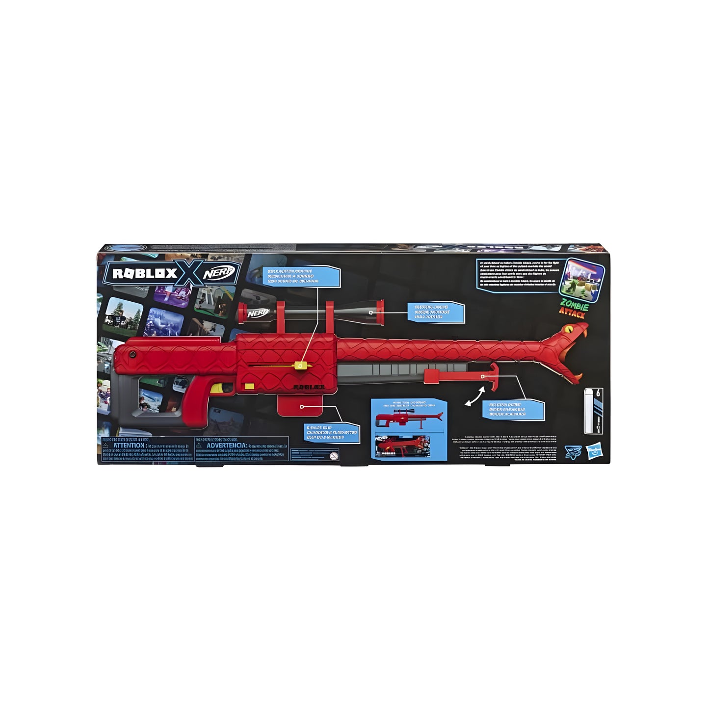 Nerf Roblox Zombie Attack: Viper Strike Dart Blaster
