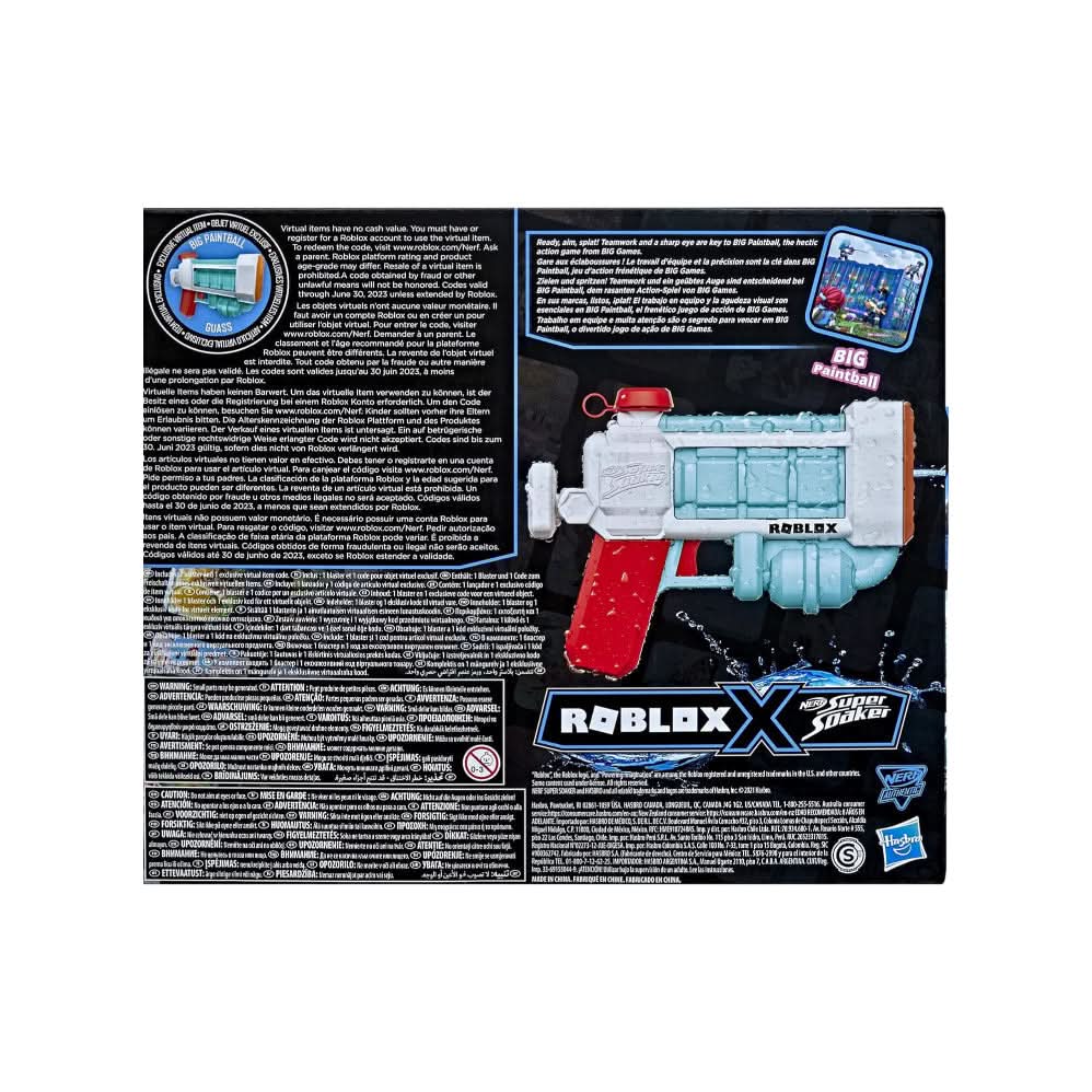 Nerf Super Soaker Roblox Big Paintball - Superpanda