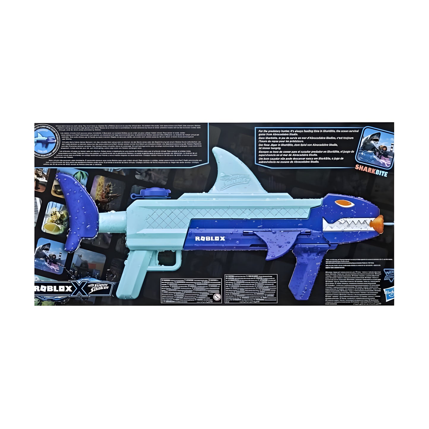Nerf Super Soaker Roblox Shark bite Water Blaster