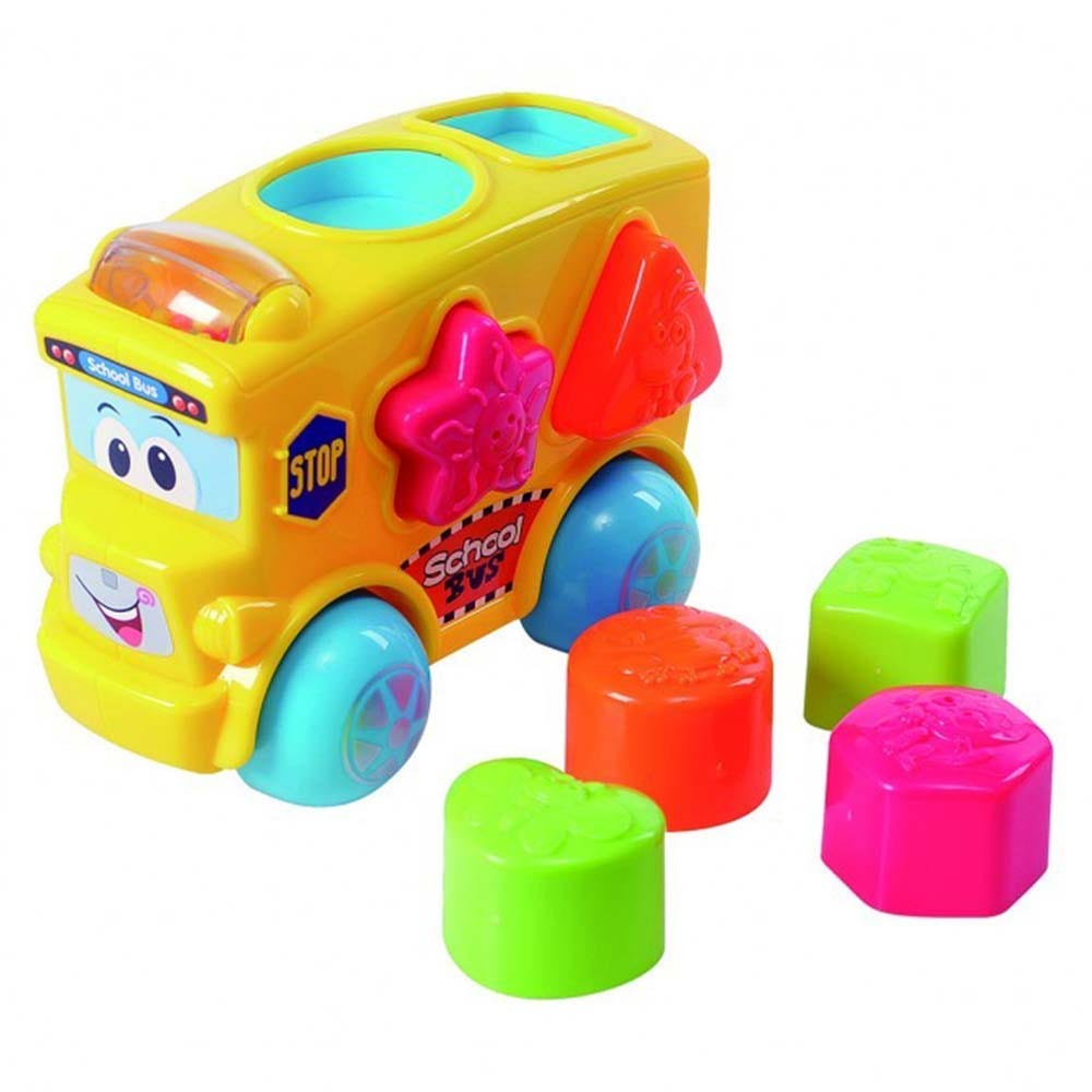 PlayGo - Fun Bus Shape Sorter Yellow