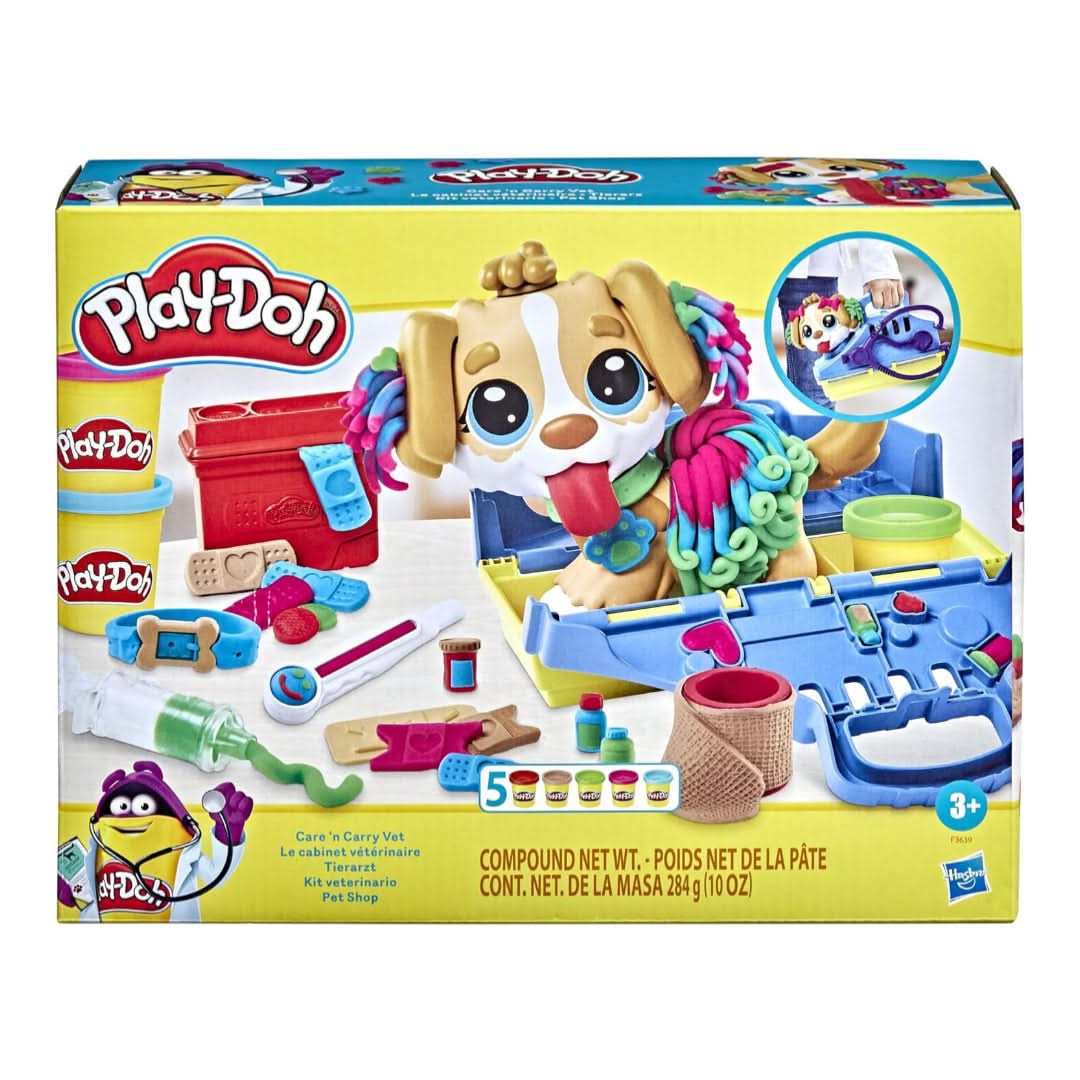Play - Doh Care N Carry Vet With Toy Dog - Superpanda