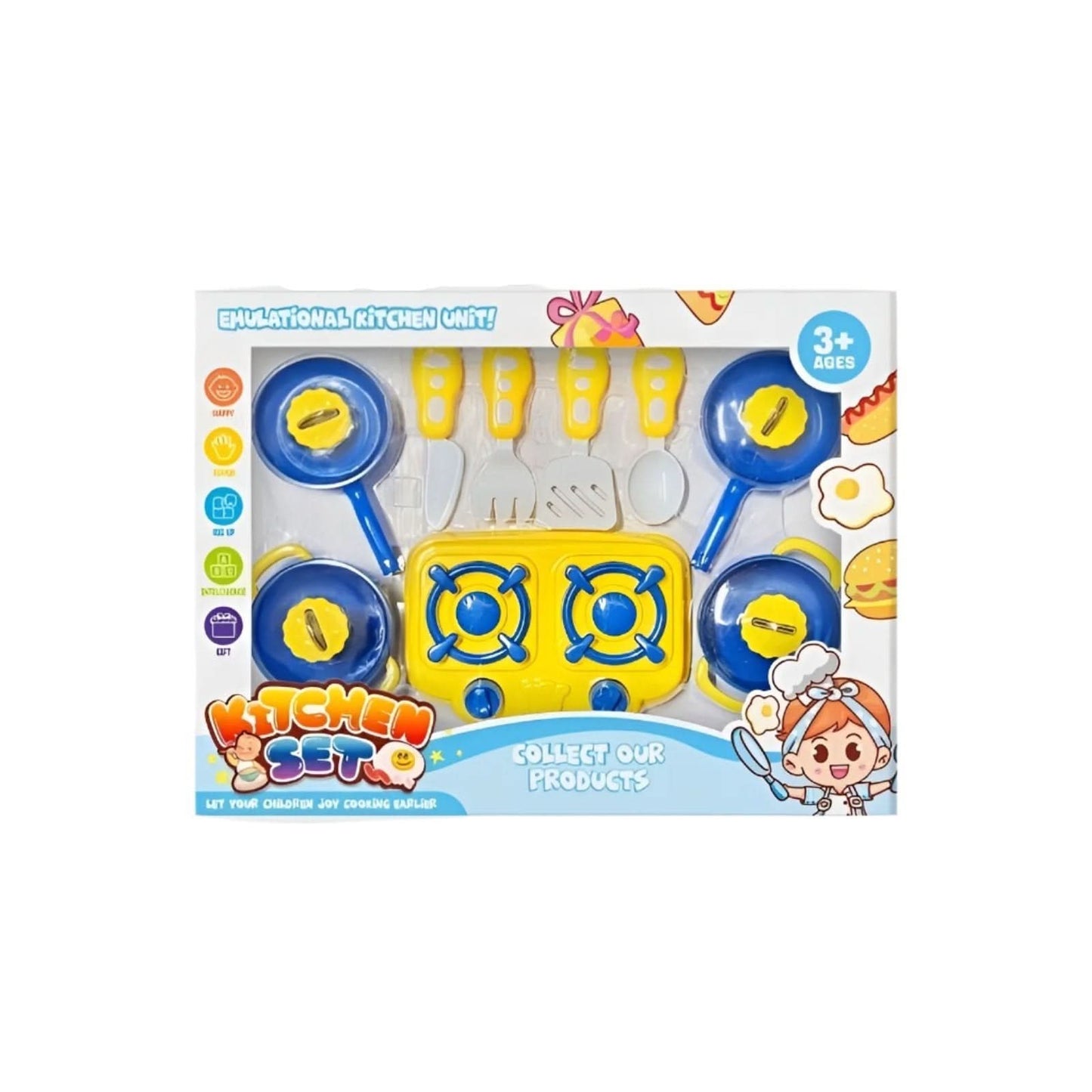 Play Food Kitchen Toys for Junior Chef - Superpanda