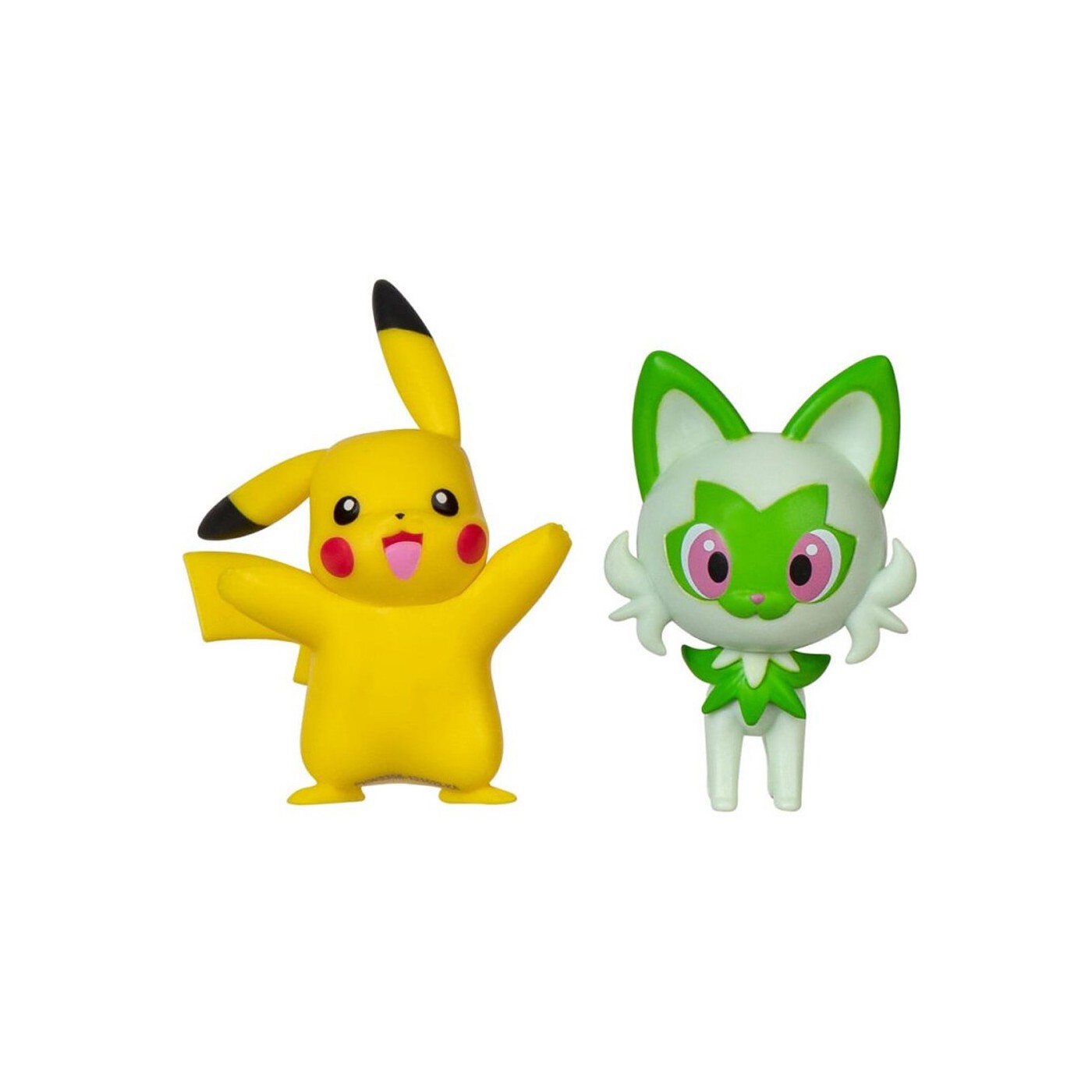 Pokemon Battle Figure Set Generation IX Sprigatito And Pikachu