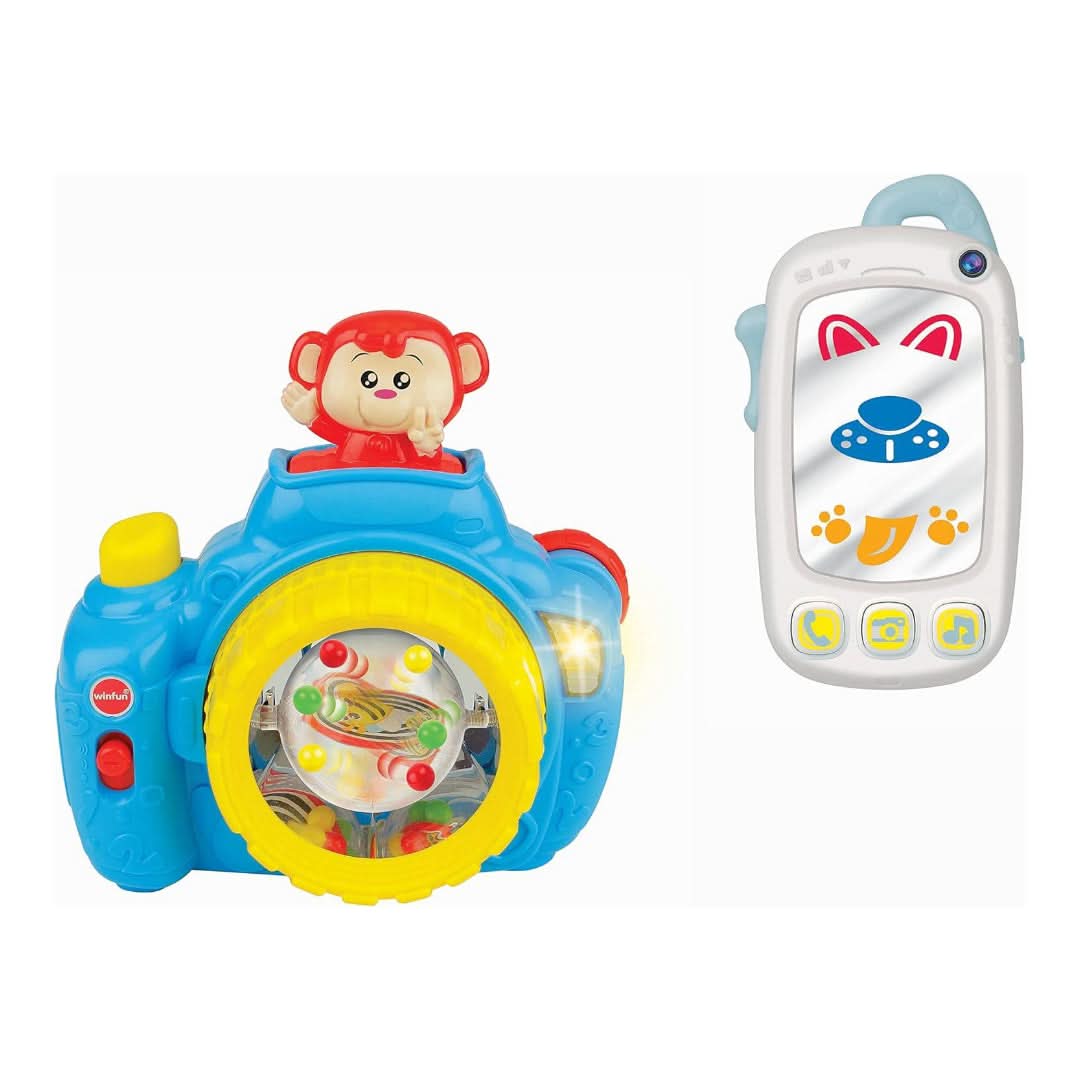 Pop Up Monkey Camera Twin Pack - Superpanda
