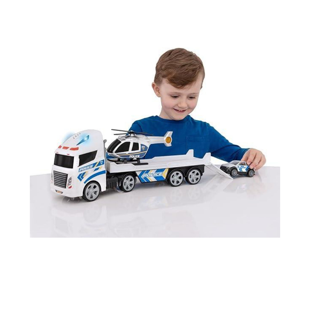 Teamsterz Mighty Machines Helicopter Transperter