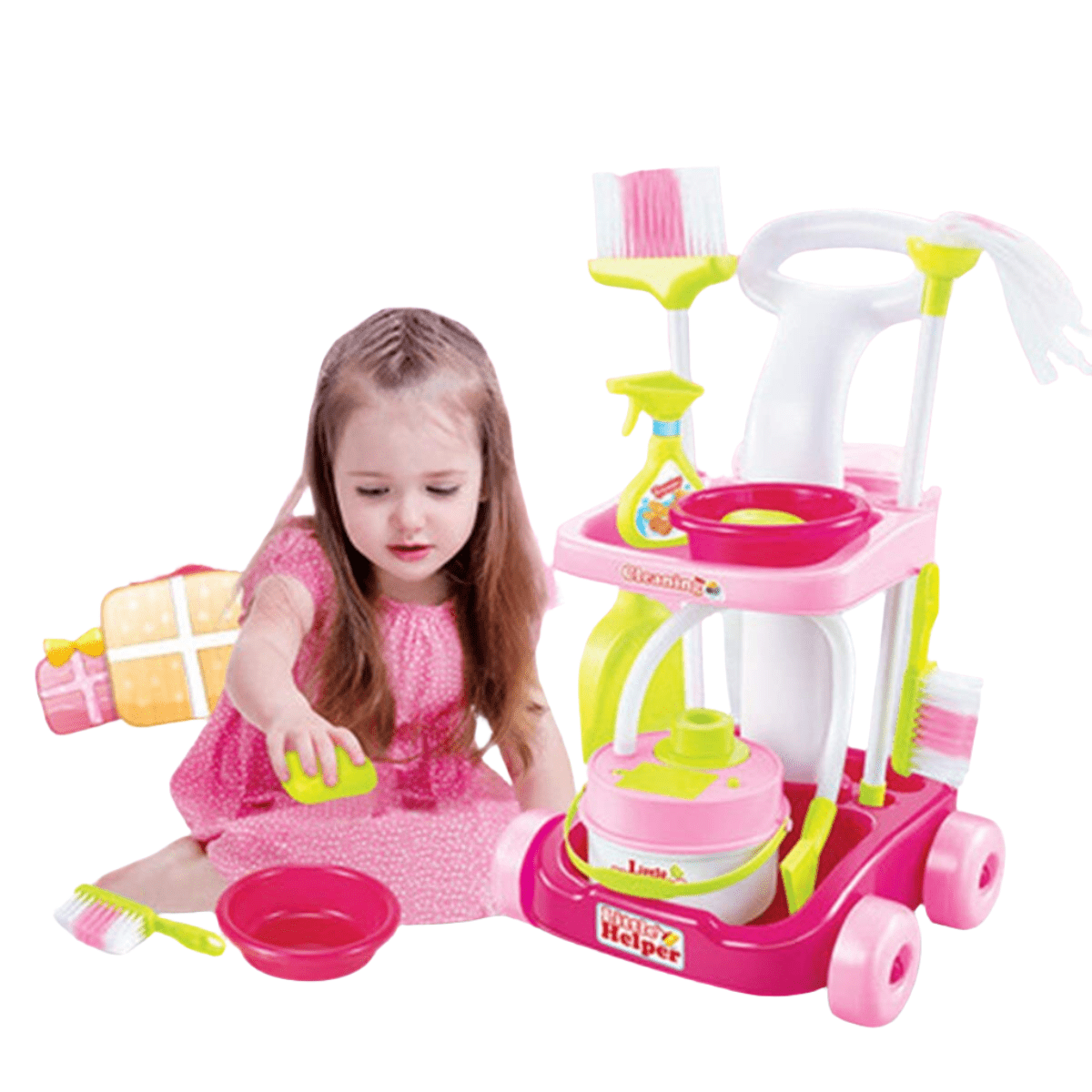Pretend Play Cleaning Set. - Superpanda